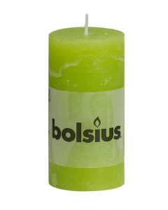 Bolsius, Bolsius Rustic Pillar Candle 100/50 Lime