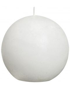 Bolsius, Bolsius Rustic Ball Candle 80 Mm White