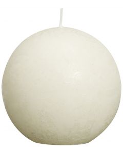 Bolsius, Bolsius Rustic Ball Candle 80 Mm Ivory