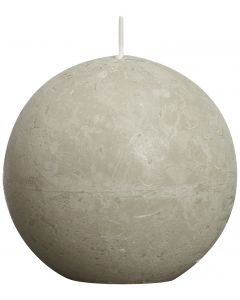 Bolsius, Bolsius Rustic Ball Candle 80 Mm Slate