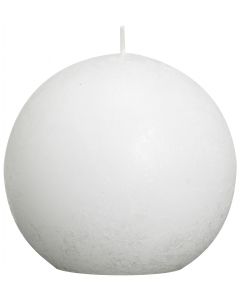 Bolsius, Bolsius Rustic Ball Candle 100 Mm White