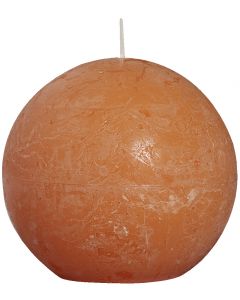 Bolsius, Bolsius Rustic Ball Candle 100 Mm Orange