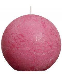 Bolsius, Bolsius Rustic Ball Candle 100 Mm Fuchsia