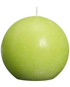 Bolsius, Bolsius Rustic Ball Candle 100 Mm Lime