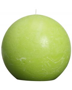 Bolsius, Bolsius Rustic Ball Candle 145 Mm Lime