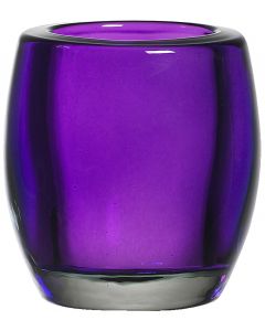 Bolsius, Bolsius Glass Holder Oval 77/72 Purple