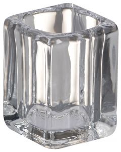 Bolsius, Bolsius Tealight Glass Holder Square 76/55 Transpa