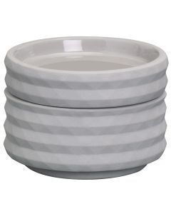 Bolsius, Bolsius Ceramic Stack Candle Holder Light Grey